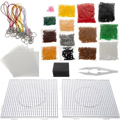 KRUZZEL Kruzzel 22424 Zažehlovací korálky sada 6000 ks + šablony – Sleviste.cz