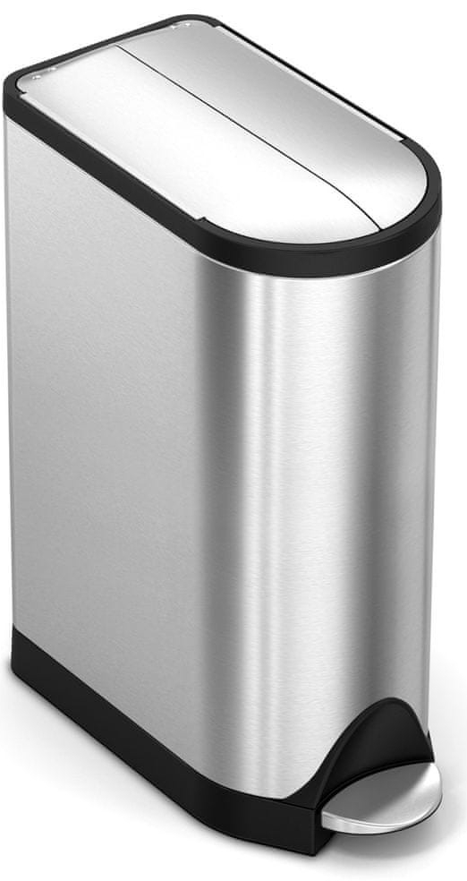 Simplehuman18 l butterfly víko kartáčovaná nerez ocel FPP CW2058