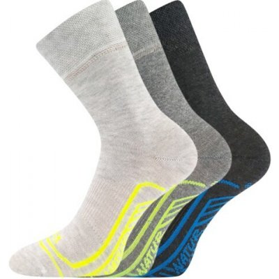 VoXX Linemulik Dětské lněné ponožky 3 páry mix kluk – Zboží Dáma