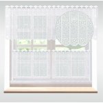 Záclona macramé Květa vitrážka metráž bílá cena od - 60 cm GB 11947 – Hledejceny.cz