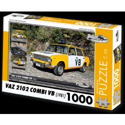 Retro-Auta č. 29 Vaz 2102 Combi VB 1981 1000 dílků