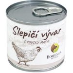 Bohemia Pet Food Vývar Slepičí s kousky masa 140 ml – Sleviste.cz