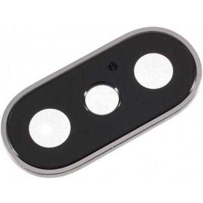 AppleKing náhradní kryt zadní kamery pro Apple iPhone X - stříbrný – Zboží Mobilmania