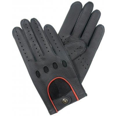 Kreibich Pánské rukavice řidičské černé / červený lem – Hledejceny.cz