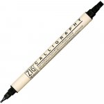 Kuretake zig calligraphy oboustranný fix černý – Zbozi.Blesk.cz