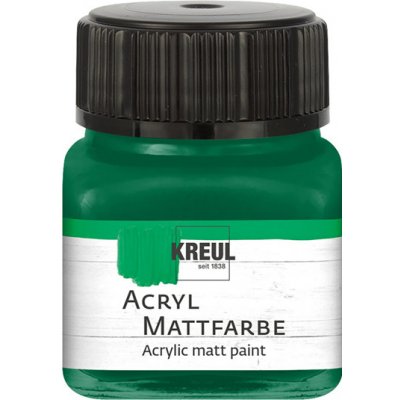 Akrylová barva 20 ml matná mechová zelená Kreul zelená 20 ml – Sleviste.cz