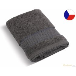 Brotex Froté ručník proužek 450g tmavě šedá 50 x 100 cm