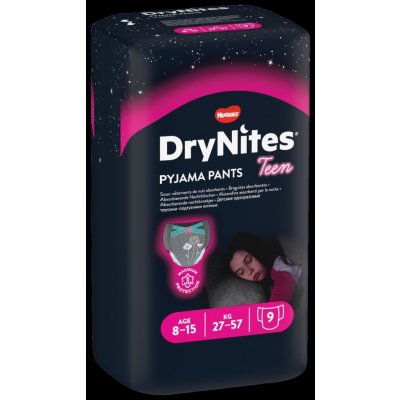 Huggies DryNites a noc pro dívky 8-15 let 27-57 kg 9 ks – Zboží Mobilmania