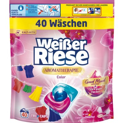 Weisser Riese Color Trio Caps Aromaterapie Orchidejový a makadamový olej kapsle 40 PD