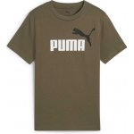 Puma ESSENTIALS 2 COLOR N0 1 LOGO TEE B Chlapecké triko khaki – Hledejceny.cz