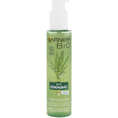 Garnier Bio Fresh Lemongrass z citronové trávy a aloe vera čistící gel 150 ml