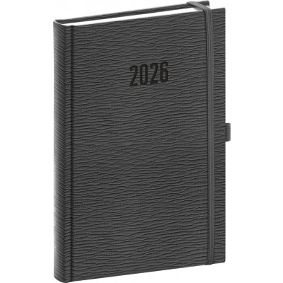 Rivoli A5 Denní 2026 šedá – Zboží Mobilmania