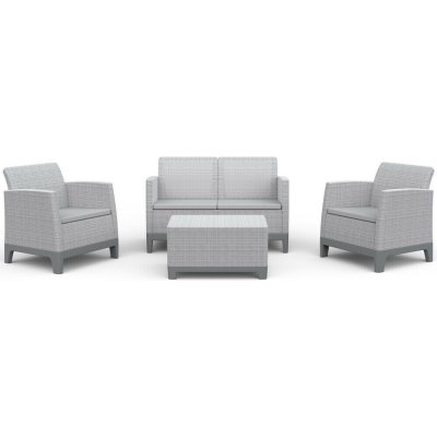 Keter SCANDI FORMA SET Ash grey/Storm grey – Zboží Mobilmania