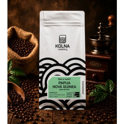 KOLNA Pražená káva Papua New Guinea zrnková 250 g – Hledejceny.cz