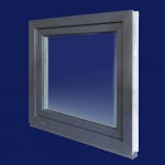 DOMO-OKNA Bílé okno 140x140 cm levé otevíravé - sklopné – Zboží Mobilmania