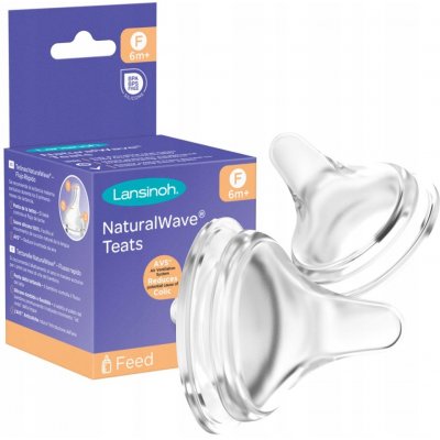 Lansinoh savička NaturalWave rychlý průtok 2 ks transparentní – Zboží Dáma