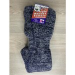 Dotex D&D Teplé dámské kamaše s rozšířeným klínem modrošedá – Zboží Dáma