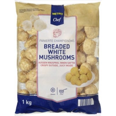 METRO Chef Žampiony obalované mražené 1 kg – Zboží Dáma
