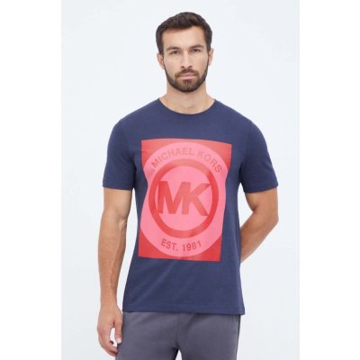 Michael Kors bavlněné tričko s potiskem 6F36G10091 tmavomodrá