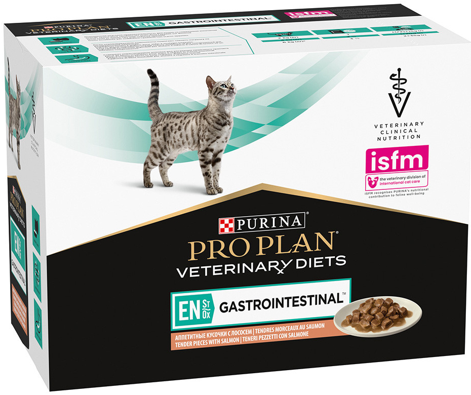 Pro Plan Veterinary Diets Feline EN Gastrointestin Salmon 10 x 85 g