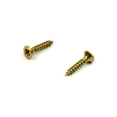 Univerzální vrut do dřeva 3x16 plný závit zinek žlutý – Zboží Mobilmania