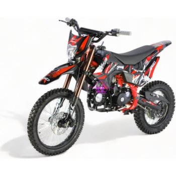 KXD dirtbike pitbike 125ccm 609 17/14 - červená