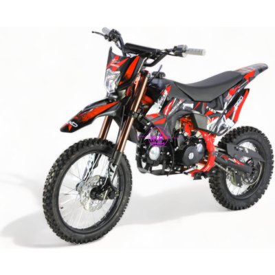 KXD dirtbike pitbike 125ccm 609 17/14 - červená – Zboží Mobilmania