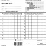 Optys 1145 Kontrolní lístek dvojitý – Hledejceny.cz
