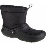 Crocs Classic Lined Neo Puff Boot black/black – Zboží Dáma
