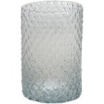 Nohel Garden Váza DIAMOND VÁLEC ruční výroba skleněná d15x20cm – Zboží Dáma