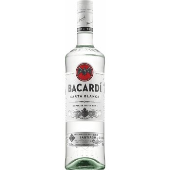 Bacardi Carta Blanca Superior White Rum 37,5% 0,7 l (holá láhev)