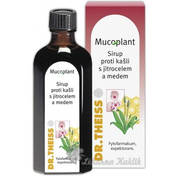 MUCOPLANT PROTI KAŠLI S JITROCELEM A MEDEM POR SIR 250ML