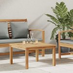 OMAXI 937896 Hnědá 60 x 60 x 36 cm Masivní teakové dřevo – Hledejceny.cz