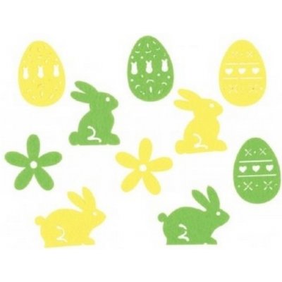 Dekorace z filcu 3,5cm 30ks v krabičce – Hledejceny.cz