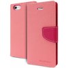 Pouzdro a kryt na mobilní telefon Apple Pouzdro Mercury Apple iPhone 6 / 6S Fancy Diary hot růžové