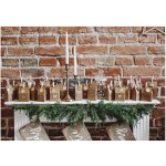 PartyDeco ADVENTNÍ kalendář domečky papírové – Zboží Dáma