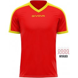 Givova Sportovní triko Revolution red-yellow červená