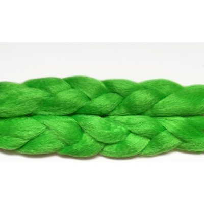 Luminiscenční UV kanekalon - svítící ve tmě, vysokoteplotní Barva: Y9 (světle zelený, nízká svítivost) – Zboží Dáma