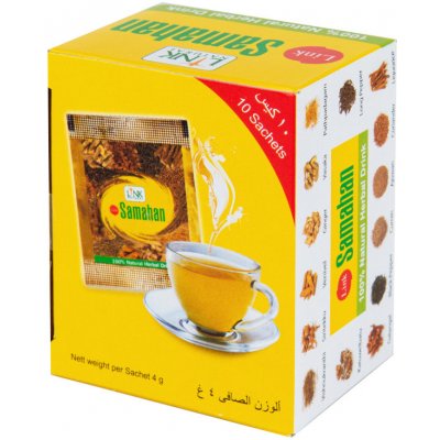 Link Natural Samahan bylinný ajurvédský čaj proti nachlazení 10 ks 25 ks 100 ks 100 g