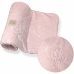 ESITO Dvojitá dětská deka Mikroplyš Bear Cameo pink růžová – Hledejceny.cz