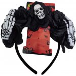 Halloween čelenka lebka a růže – Hledejceny.cz