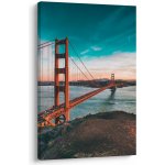 Obraz- Golden Gate, San Francisco, jednodílný 60x90 cm – Hledejceny.cz