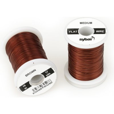Sybai Drátek Flat Colour Wire Medium Brown – Hledejceny.cz