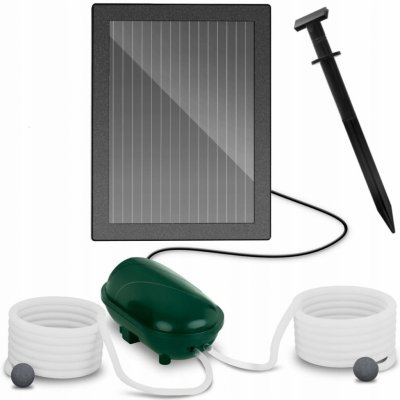 Uniprodo Solární provzdušňovač do jezírka - 2 kameny - 120 l/h UNI_PUMP_02 – HobbyKompas.cz