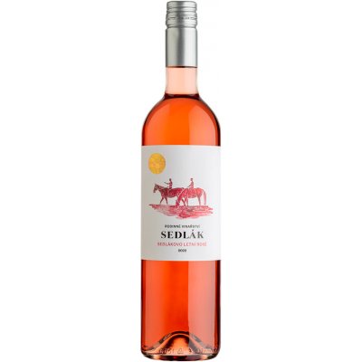 Sedlák Sedlákovo letní rosé zemské 2024 11,5% 0,75 l (holá láhev) – Zboží Dáma