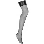 Obsessive Podvazkové síťované punčochy Darkessia – Zboží Mobilmania