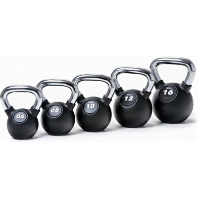 RUBBER Kettlebell CHROM PROFI 24 kg – Hledejceny.cz