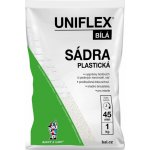 Uniflex sádra bílá plastická, 1 kg