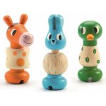 Djeco Dřevěná šroubovací zvířátka – Zboží Mobilmania