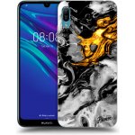 Pouzdro Picasee silikonové Huawei Y6 2019 - Black Gold 2 čiré – Zbozi.Blesk.cz